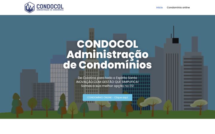 Screenshot of condocol.com.br