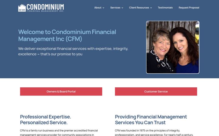 Screenshot of condofinancial.com