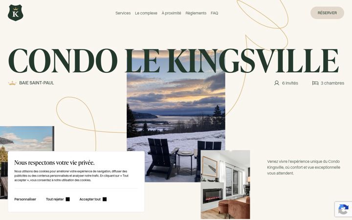 Screenshot of condolekingsville.com