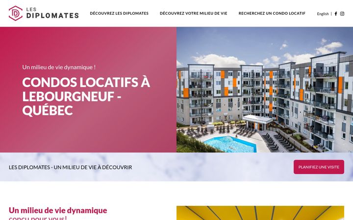 Screenshot of condolesdiplomates.com