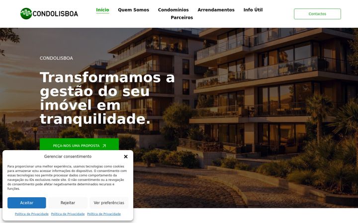 Screenshot of condolisboa.com
