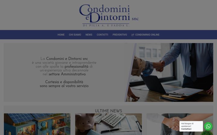 Snímek obrazovky condominiedintorni.it