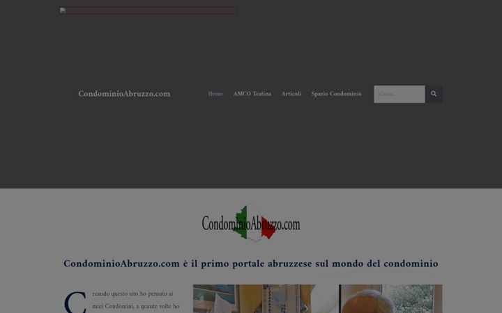 Screenshot of condominioabruzzo.com