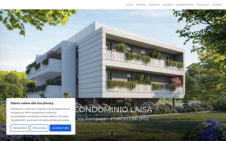 Snímek obrazovky condominiolaisa.it