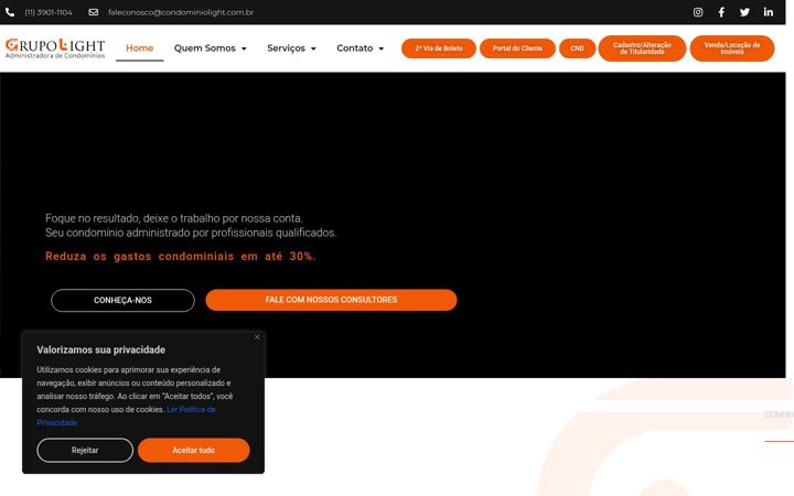 Képernyőkép: condominiolight.com.br