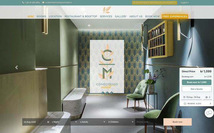 Screenshot of condominiomonti.com