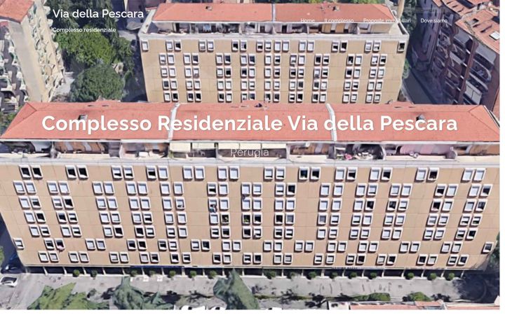 Screenshot of condominioviadellapescara.it