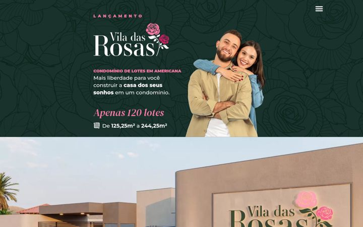Screenshot of condominioviladasrosas.com.br