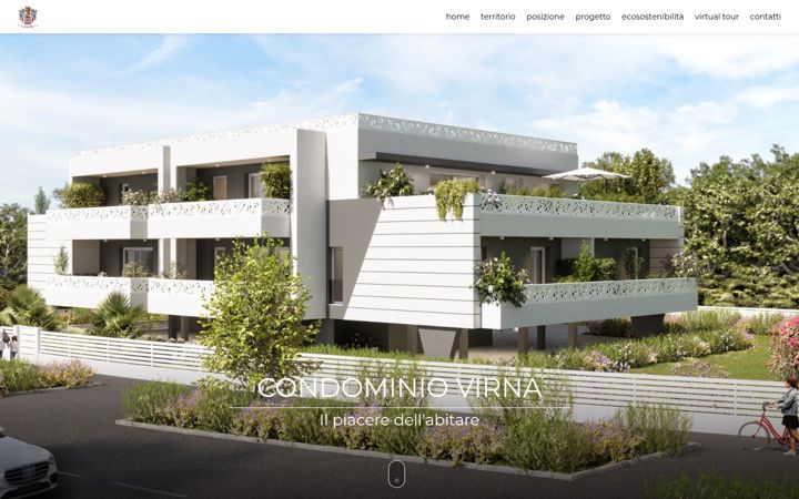 Screenshot of condominiovirna.it