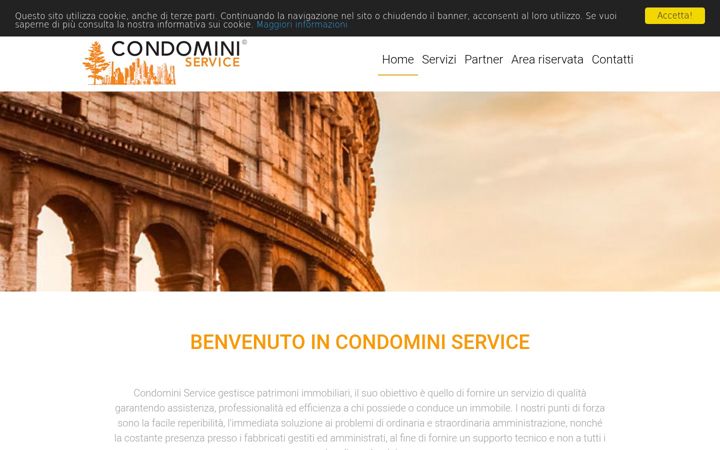 Screenshot of condominiservice.it
