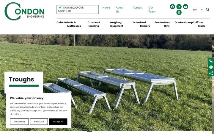 Capture d'écran de condonengineering.ie