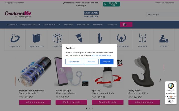 Screenshot of condonesmix.com