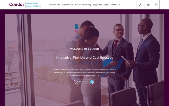 Screenshot of condor-als.com
