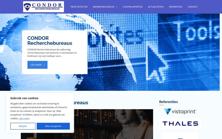 Screenshot of condor.nu
