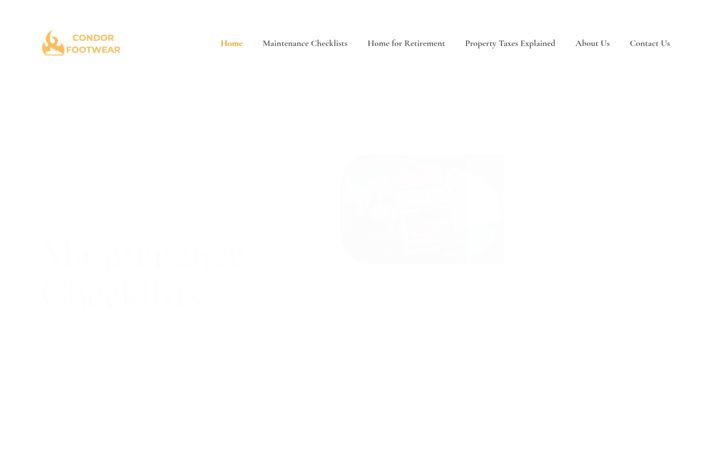 Screenshot of condorfootwear.com