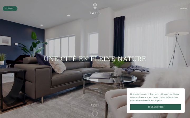 Screenshot of condosjade.com