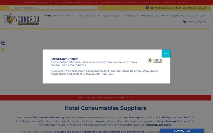 Screenshot of condrou.com