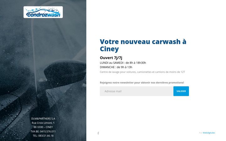 Screenshot of condroz-wash.be