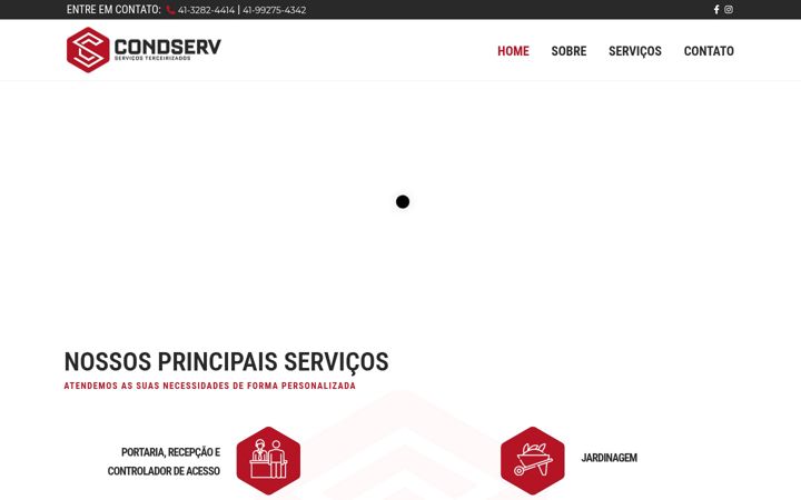Screenshot di condserv.com.br