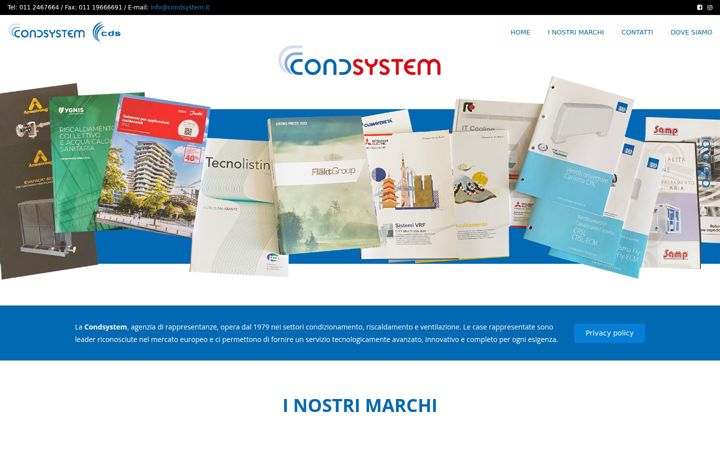Skjermbilde av condsystem.it