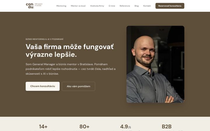 Screenshot of condu.sk