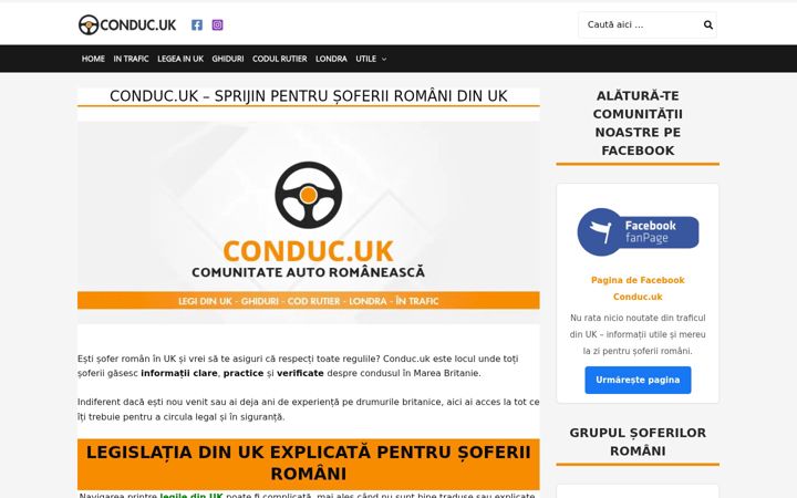 Screenshot of conduc.uk