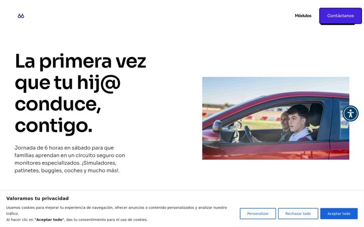 Screenshot of conduccionacompanada.es