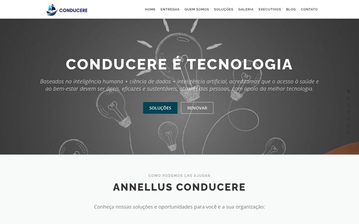Screenshot of conducere.com.br