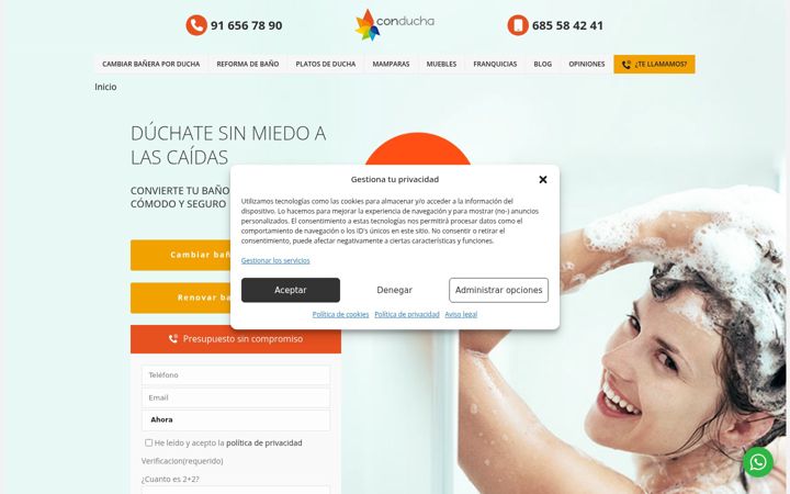 Screenshot of conducha.es