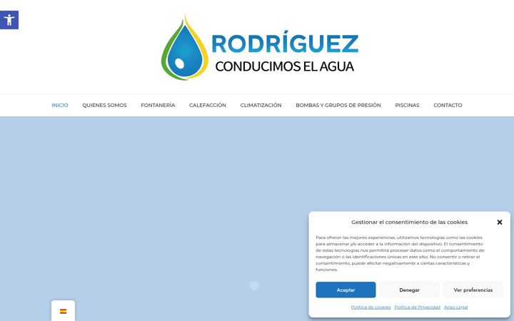 Screenshot of conducimoselagua.com