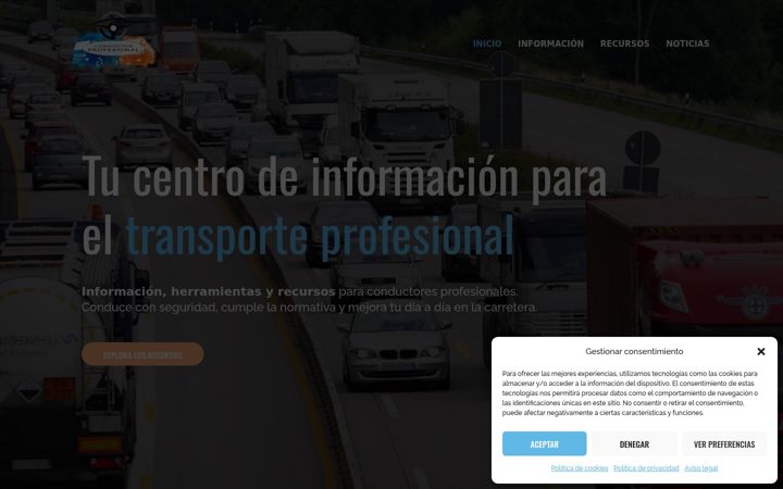 Screenshot of conductorprofesional.eu