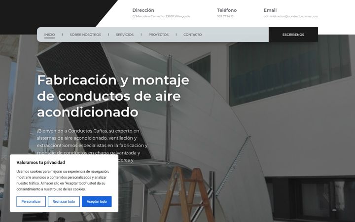 Screenshot of conductoscanas.com
