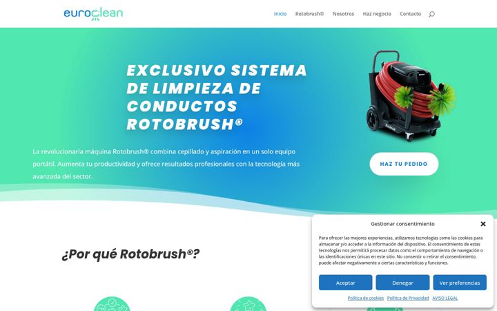 Screenshot of conductoseuroclean.com