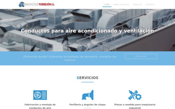 Screenshot of conductostorrejon.com