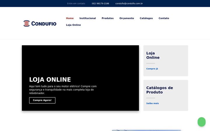Screenshot di condufio.com.br