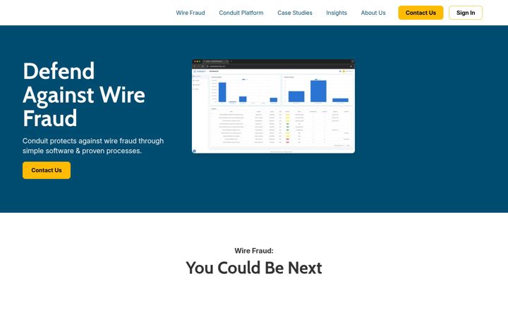 Screenshot of conduitsecurity.com