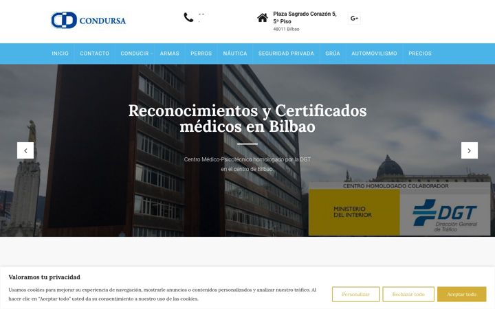 Screenshot of condursa.es