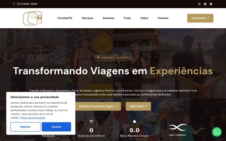 Screenshot di conduzirte.com.br