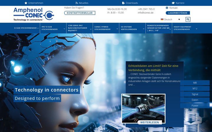 Screenshot of conec.com