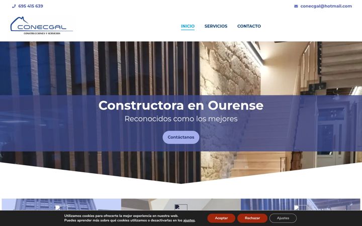 Screenshot of conecgalinstalaciones.es
