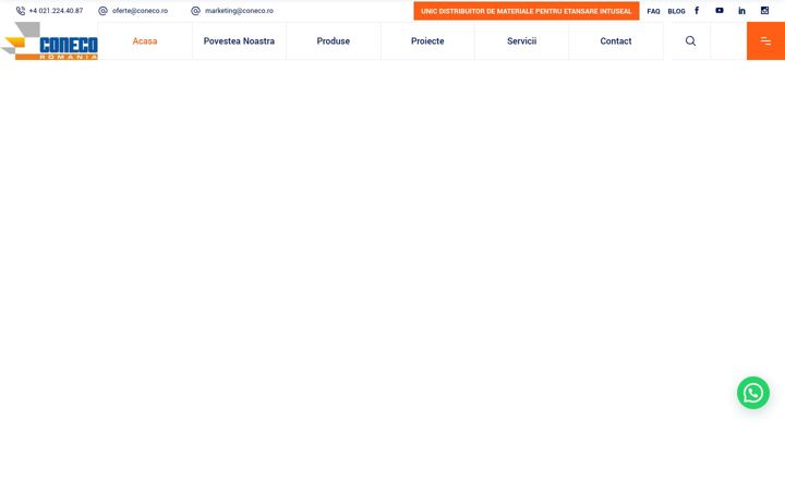 Screenshot of coneco.ro