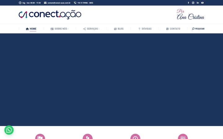 Screenshot di conect-acao.com.br