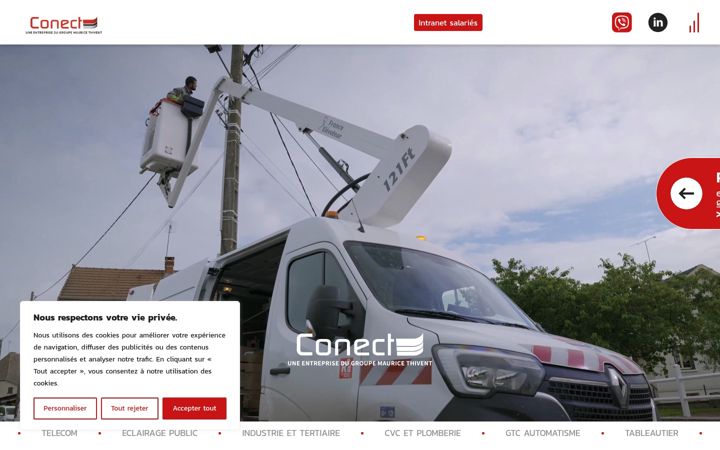 Screenshot of conect-sas.com