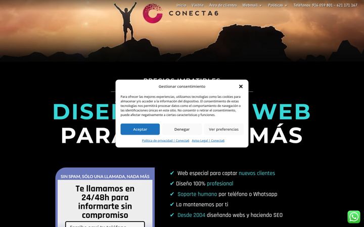 Screenshot of conecta6.com