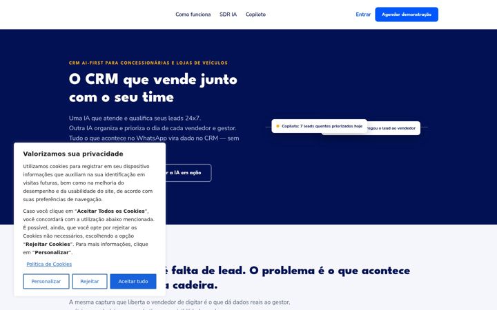 Screenshot di conectacarros.com.br