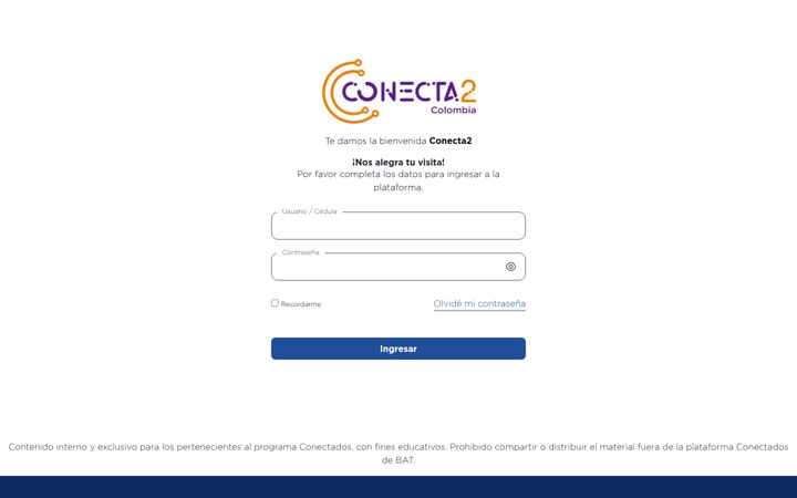Screenshot of conectadosweb.com.co