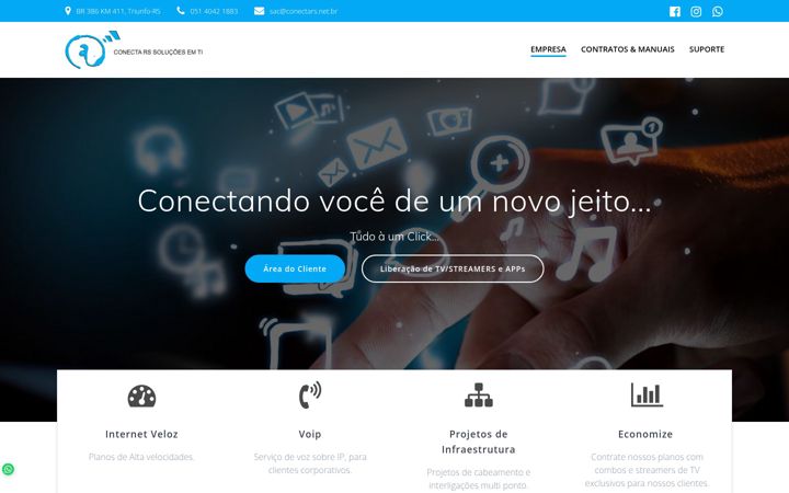 Screenshot di conectars.net.br
