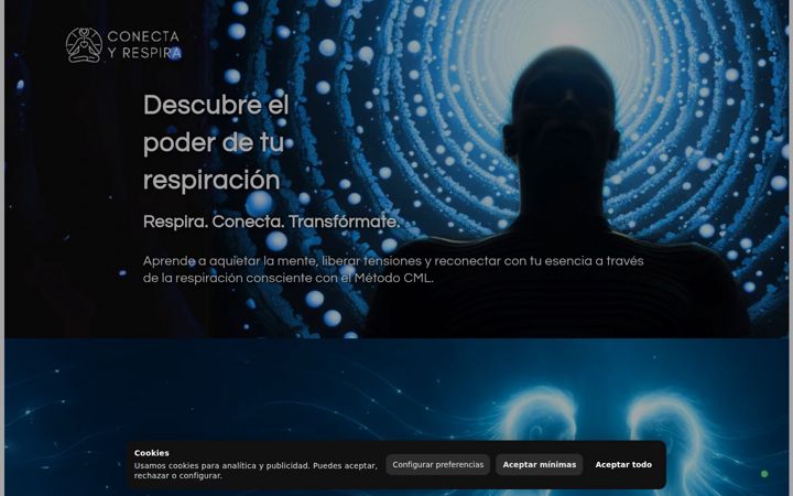 Screenshot of conectayrespira.es