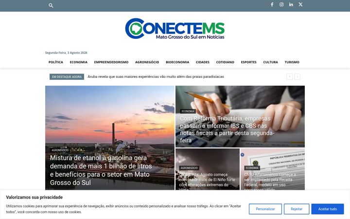 Screenshot di conectems.com.br