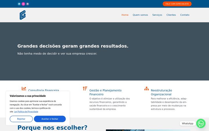 Screenshot of conectg.com.br